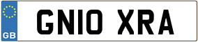 Truck License Plate